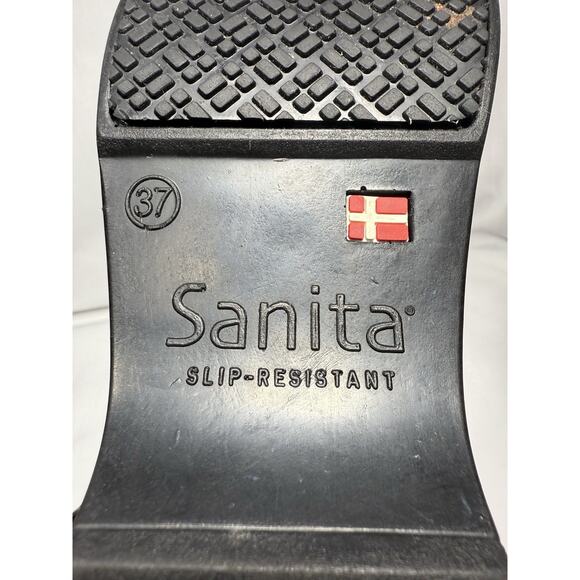 Sanita Women’s Professional Clogs Sz 37 EU 6.5-7 US Multicolor Geometric EUC - Picture 8 of 9